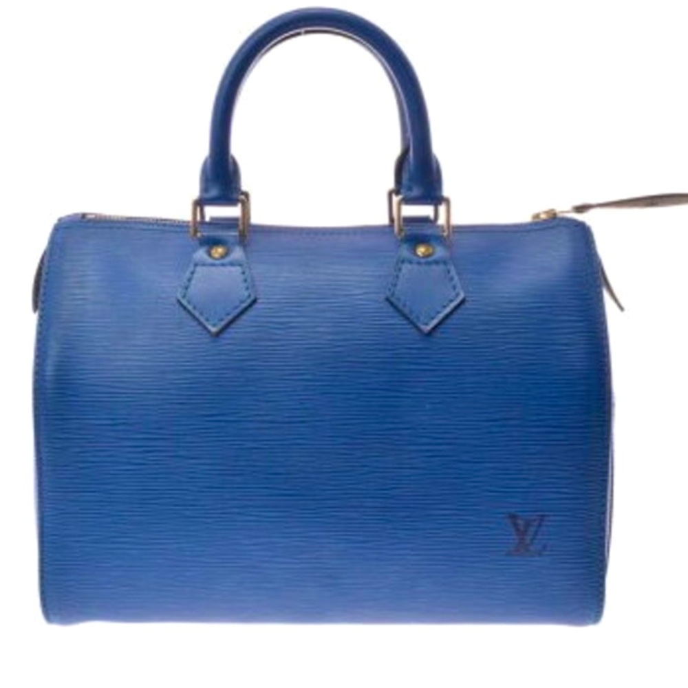 Vintage Louis Vuitton Blue Epi speedy 30 excellent vintage condition